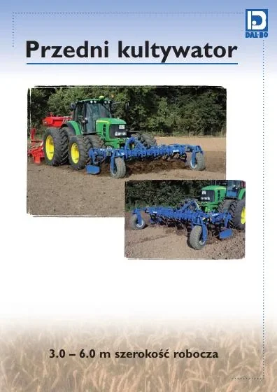 Okładka katalogu Front Cultivator