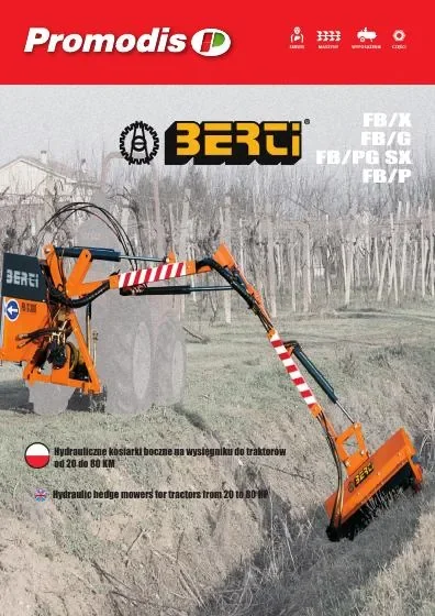 Hydrauliczne kosiarki boczne na wysięgniku (20–80 KM) Okładka katalogu Hydrauliczne kosiarki boczne na wysięgniku (20–80 KM)
