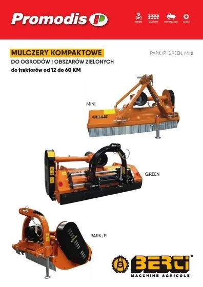 Mulczery kompaktowe do ogrodów (12–60 KM) Okładka katalogu Mulczery kompaktowe do ogrodów (12–60 KM)