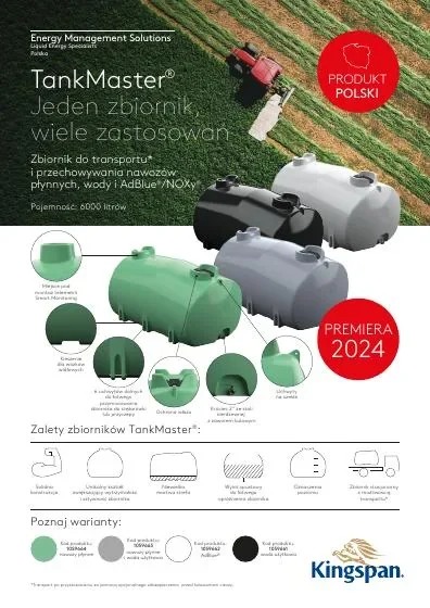 Okładka katalogu TankMaster, broszura