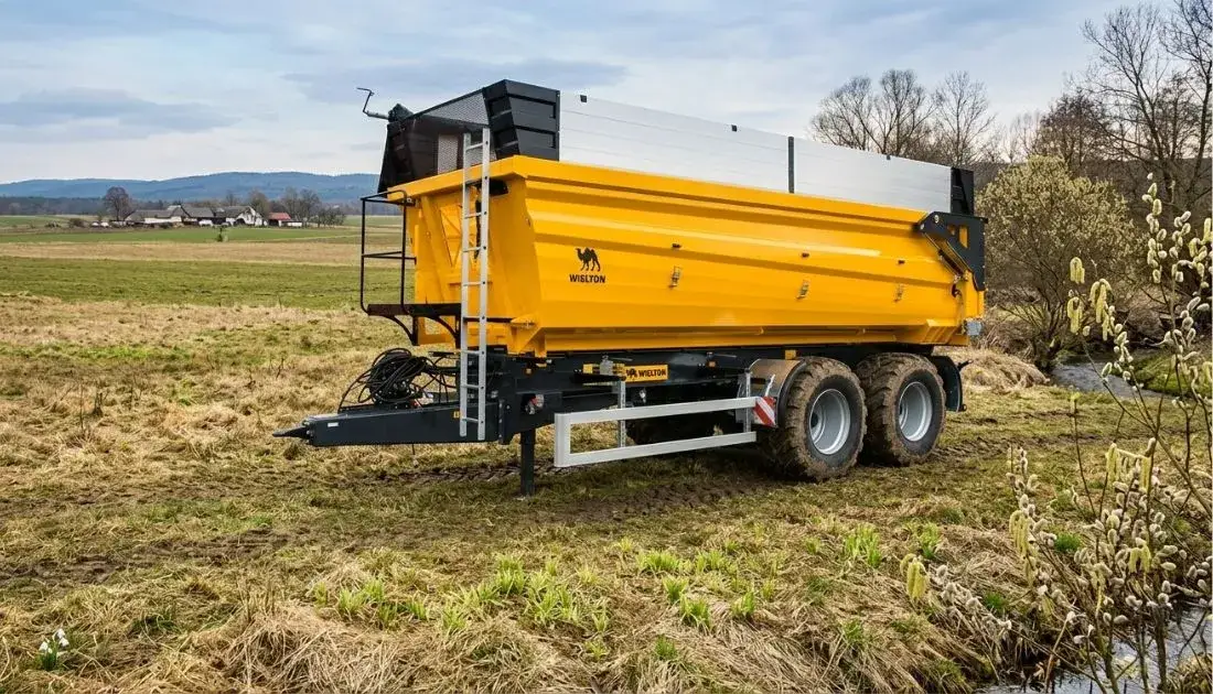 Wielton PRC-2HP/W18R z osią skrętną